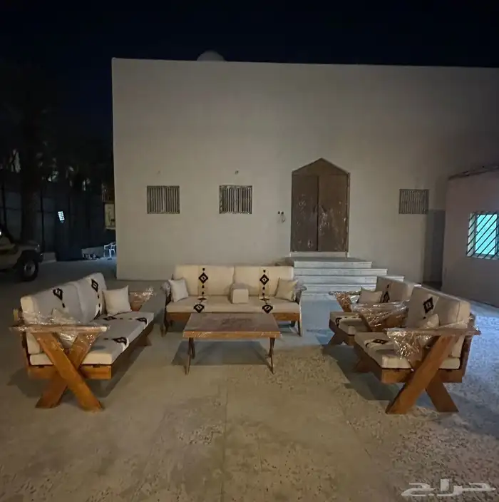 تفصيل جلسات الخارجيه خشب 3