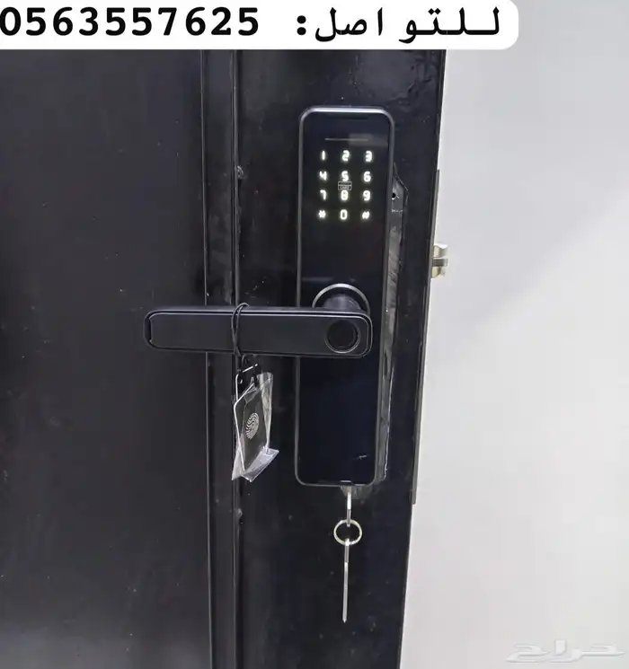 قفل باب ذكي خارجي قفل باب حديد قفل ذكي ضد المياه 1