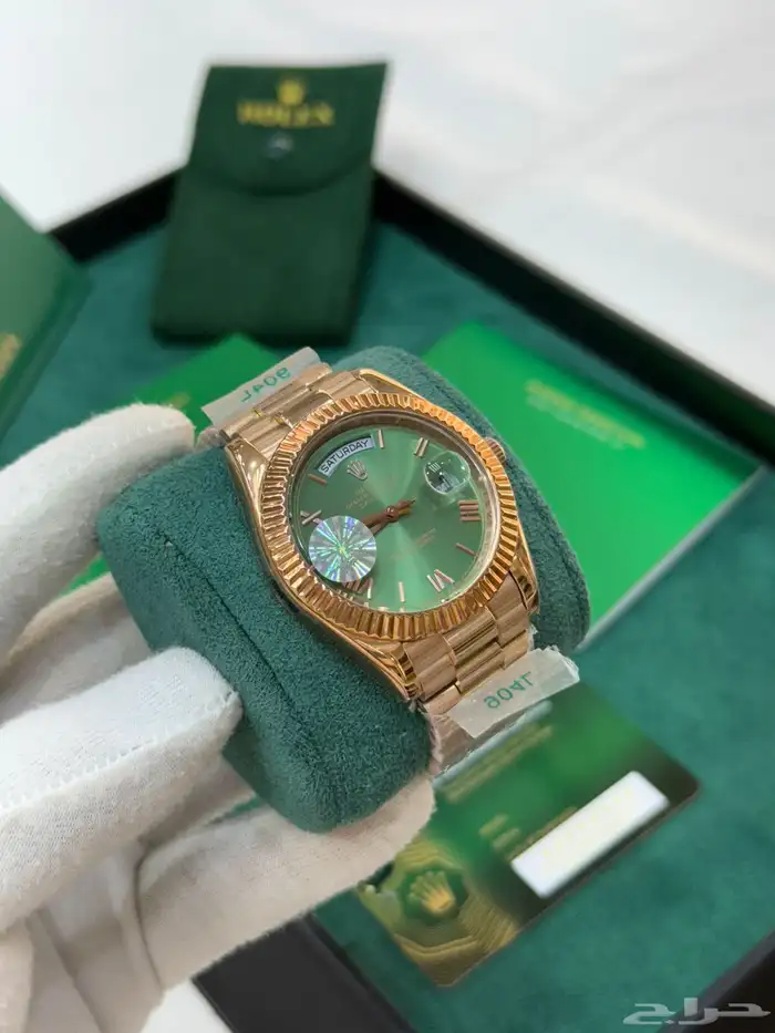 ساعات رولكس داي ديت 2 أرقام يونانية Rolex Day - Date 4
