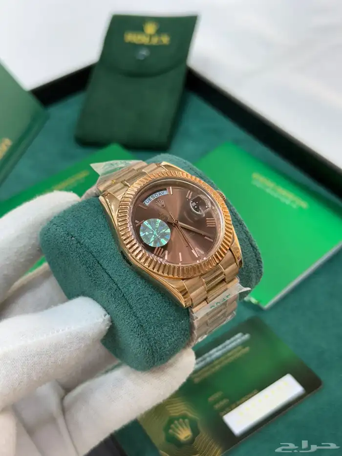 ساعات رولكس داي ديت 2 أرقام يونانية Rolex Day - Date 6