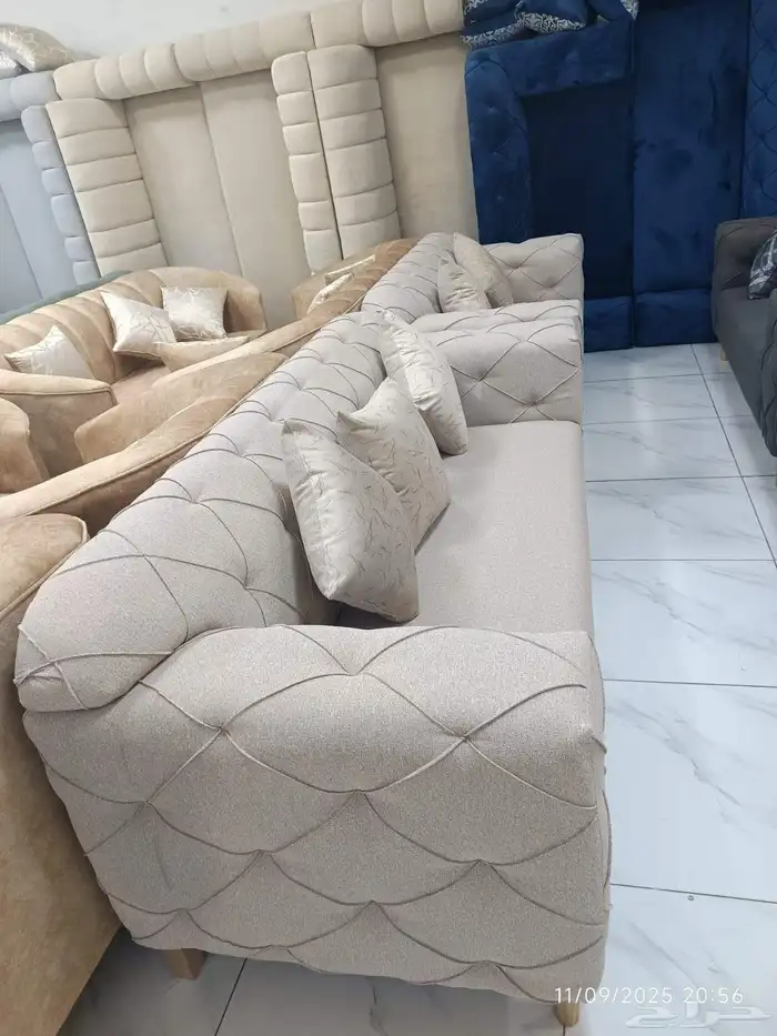 كنب جديد جاهز وبسعر المصنع 25