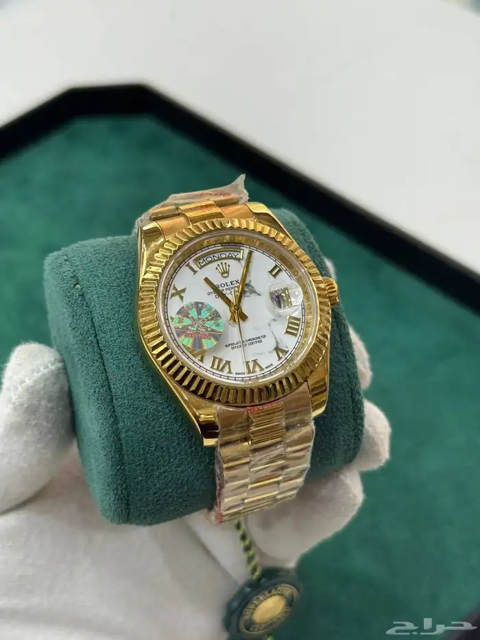 ساعات رولكس داي ديت 2 أرقام يونانية Rolex Day - Date 1