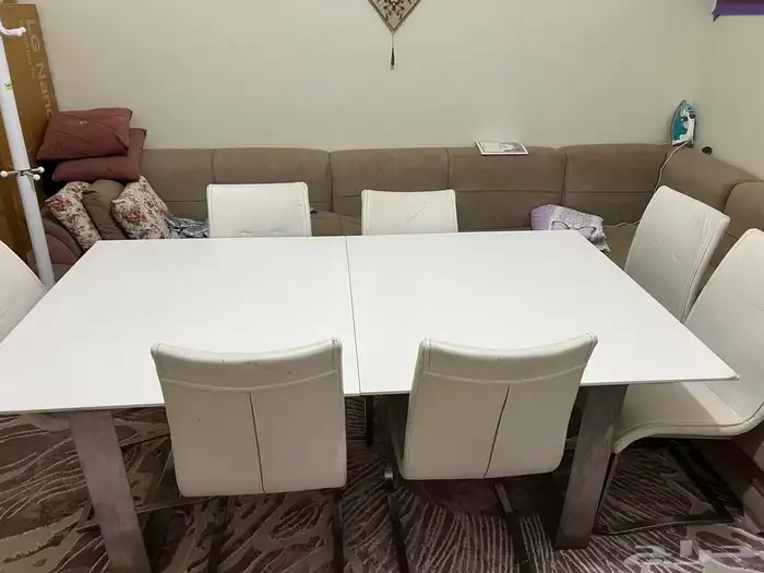 طاولة سفرة مع 7 كراسي 2