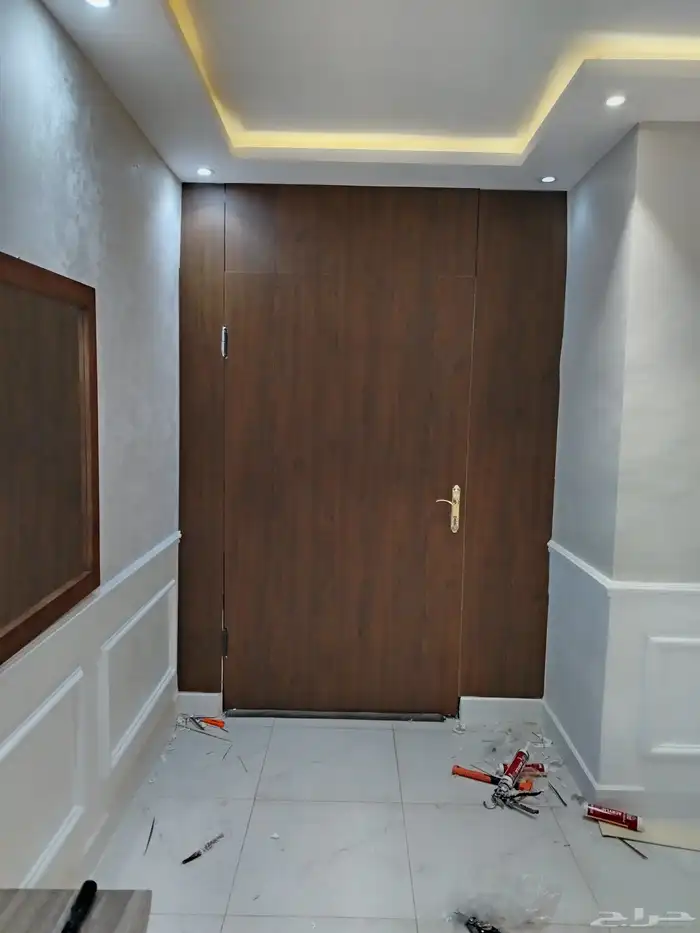 ديكورات داخليه تنسيق مداخل خلفيات شاشه ارضياة باركيه جبس بور 7