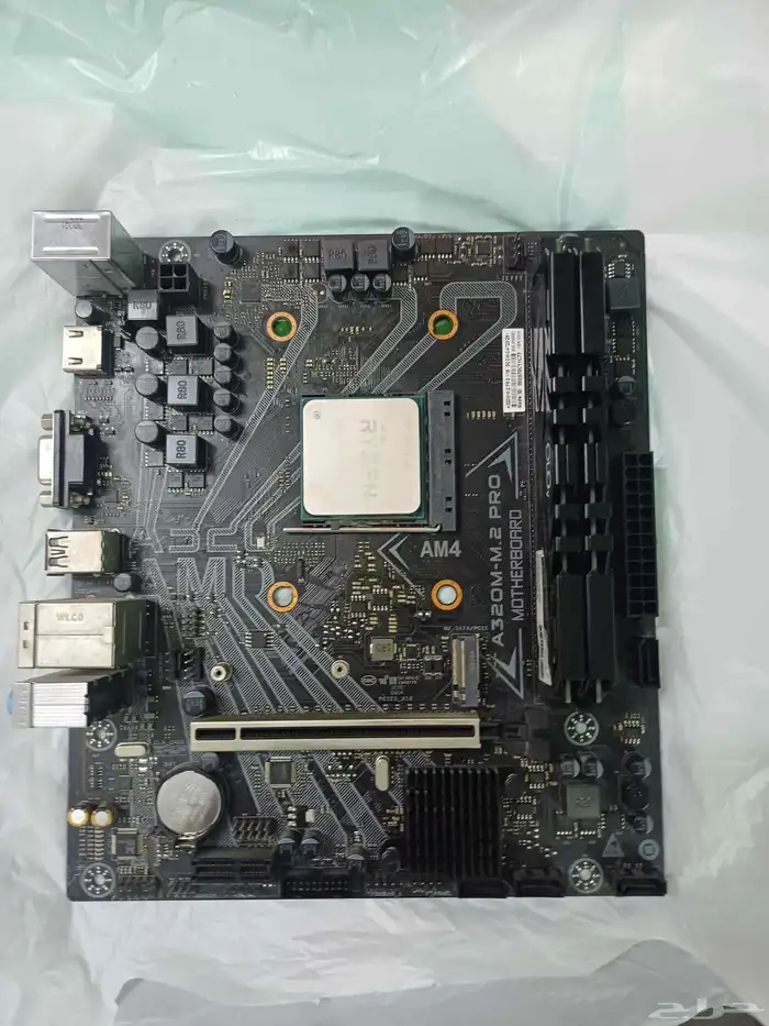 كومبو مذردبود مع معالج مع رامات ryzen 3100 0