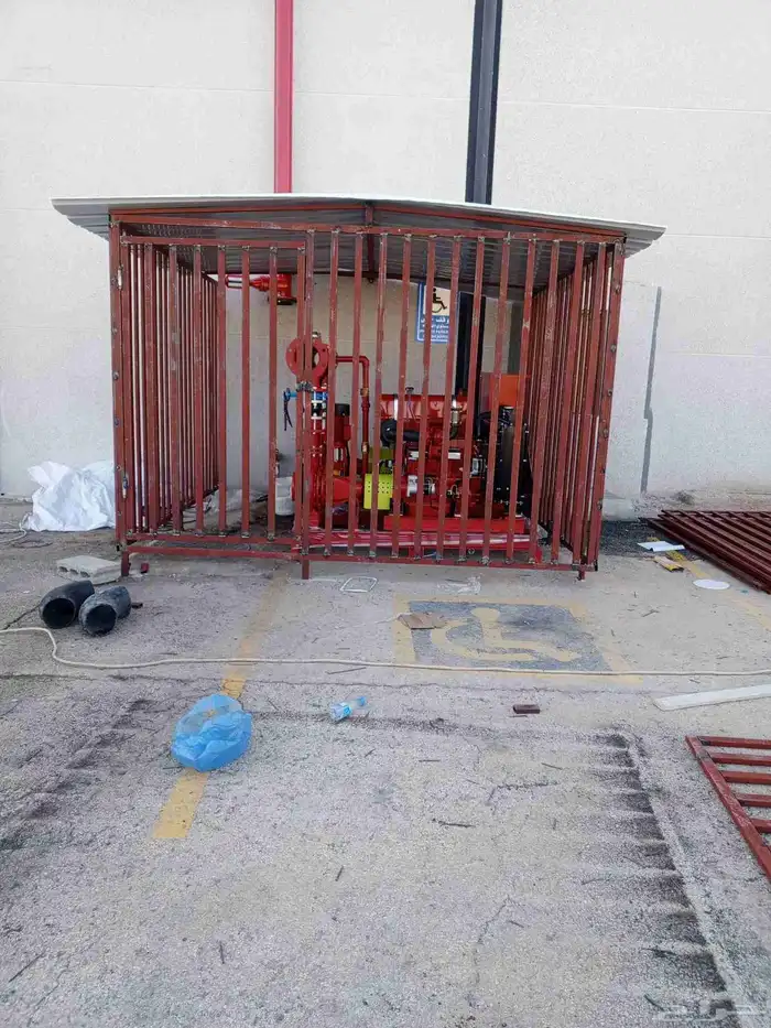 حداد مظلات وسواتر شينكو مستودعات سندويش بنل تسوير شينكو 33