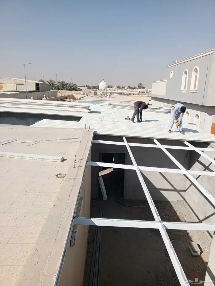 حداد مظلات وسواتر شينكو مستودعات سندويش بنل تسوير شينكو 26