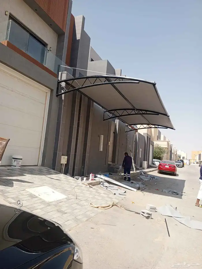 حداد مظلات وسواتر شينكو مستودعات سندويش بنل تسوير شينكو 24