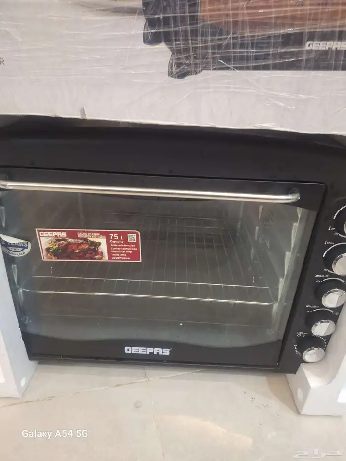 فرن كهربائى L75 جى باس بالكرتونه ستعمال مرتين لدواعي السفر 1