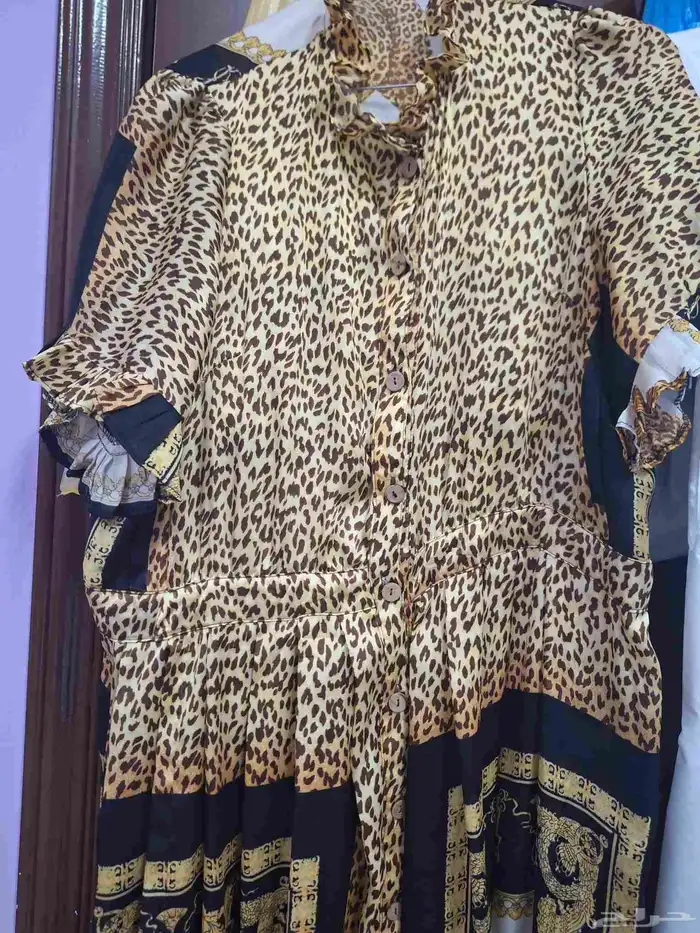 فستان حرير تايقر 0