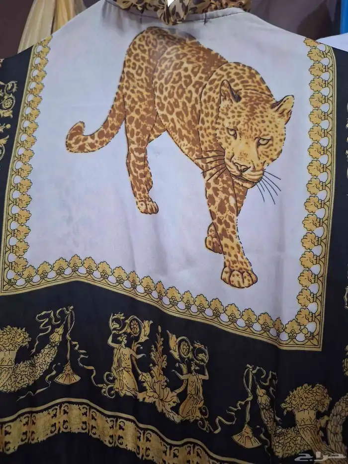 فستان حرير تايقر 5