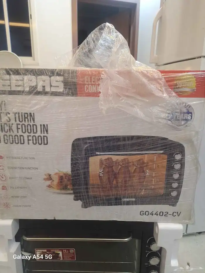 فرن كهربائى L75 جى باس بالكرتونه ستعمال مرتين لدواعي السفر 3