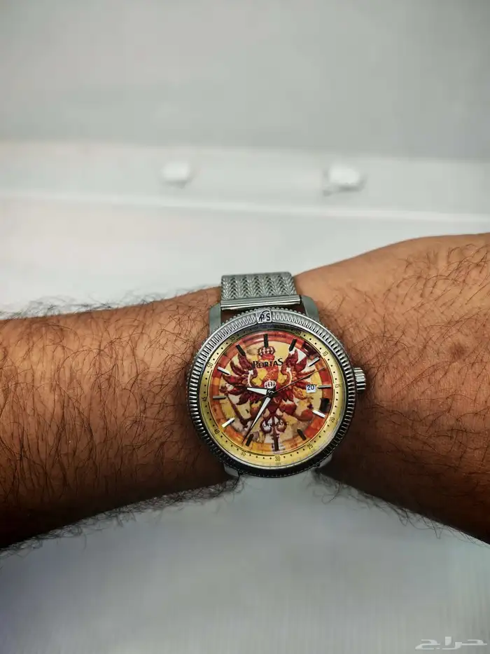 ساعة أوتوماتيك اصدار الكهرمان محدودة رقمها 04 من 25 ساعة 0