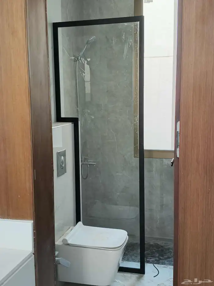 حاجز شاور زجاج شاور حاجز زجاج بارتيشن زجاج قاطع شاور 9
