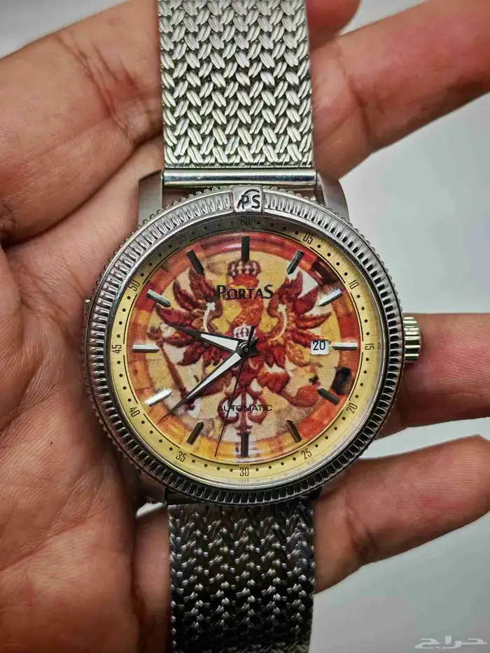 ساعة أوتوماتيك اصدار الكهرمان محدودة رقمها 04 من 25 ساعة 13