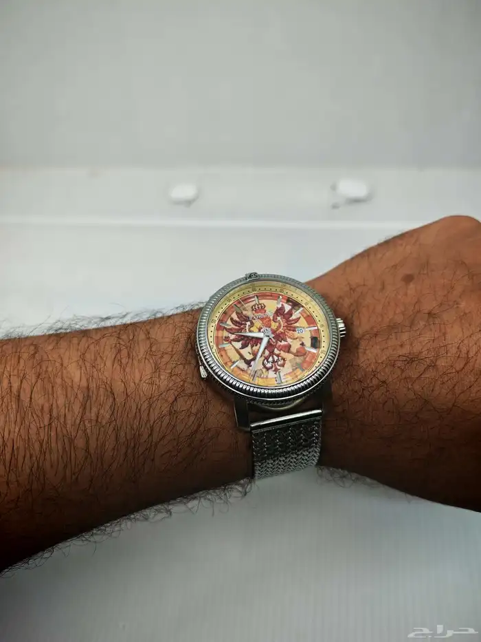 ساعة أوتوماتيك اصدار الكهرمان محدودة رقمها 04 من 25 ساعة 3