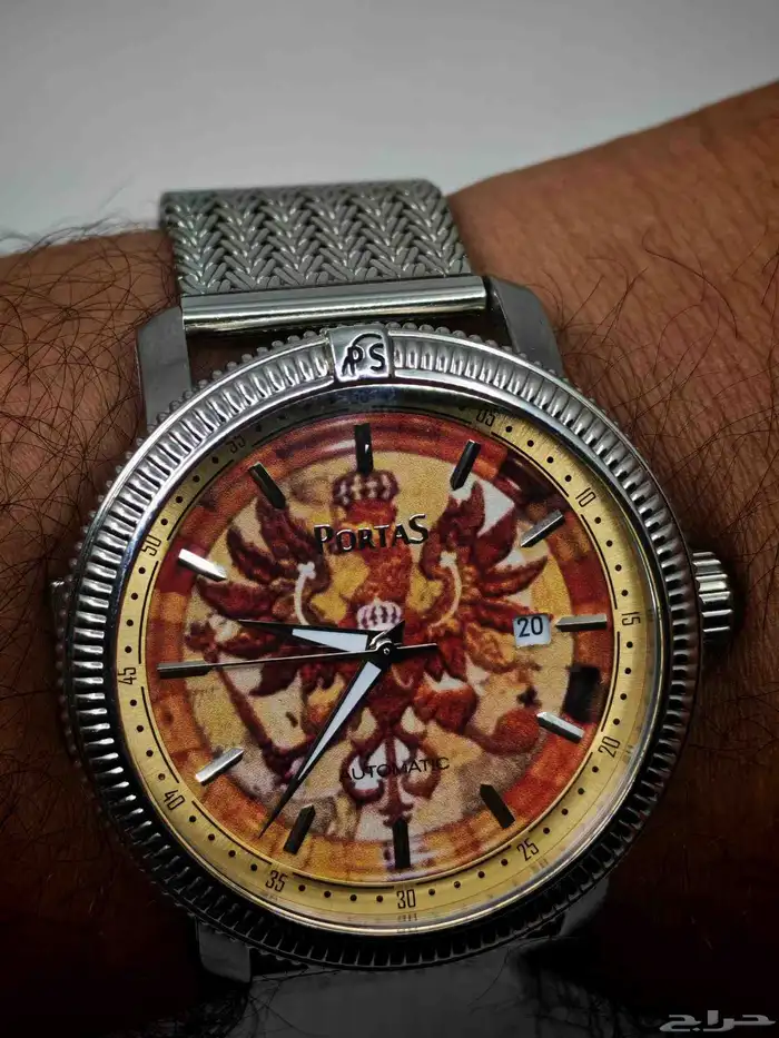 ساعة أوتوماتيك اصدار الكهرمان محدودة رقمها 04 من 25 ساعة 5