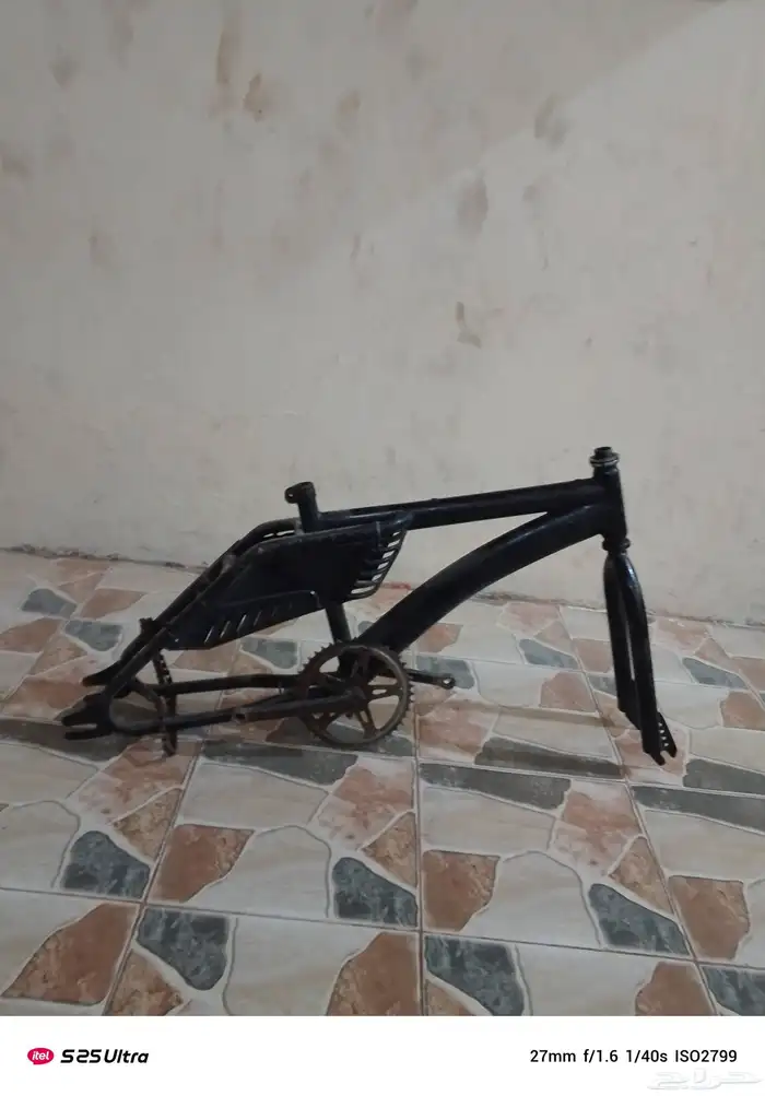 سيكل رامبو خابور لون اسود خابور. الساعه تتقلقل. علئ السوم 0
