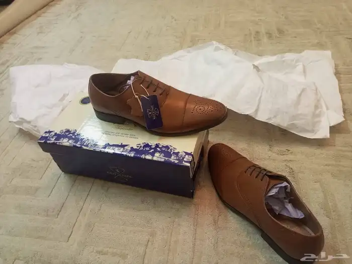 حذاء رسمي مقاس 41 لون بني 8