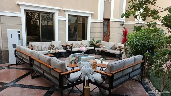 تاجير الوزام والحفلات والمناسبات تاجير كوشات تاجير جلسات 7