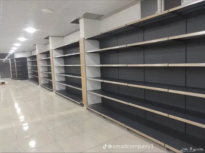 رفوف بكل أنواع الرفوف متوفره 1