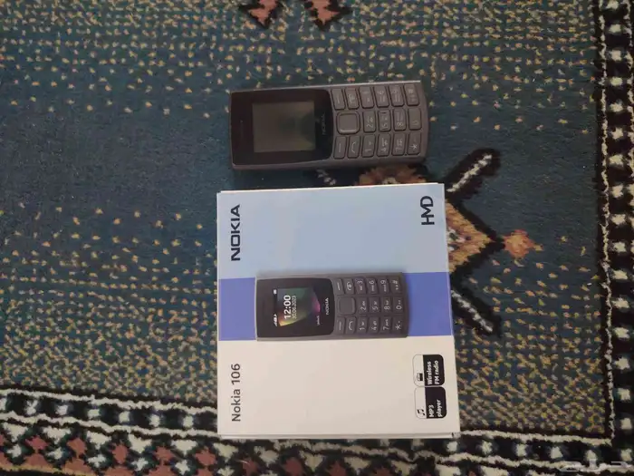 نوكيا 106 جديد بكرتونه استخدام شهر وواقل نظيف بس الشاحن ضايع 0