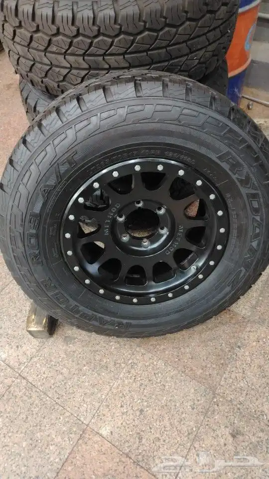 كفرات نص حجري معا الجنوط ميثود 285 70 17 6مسمار 0