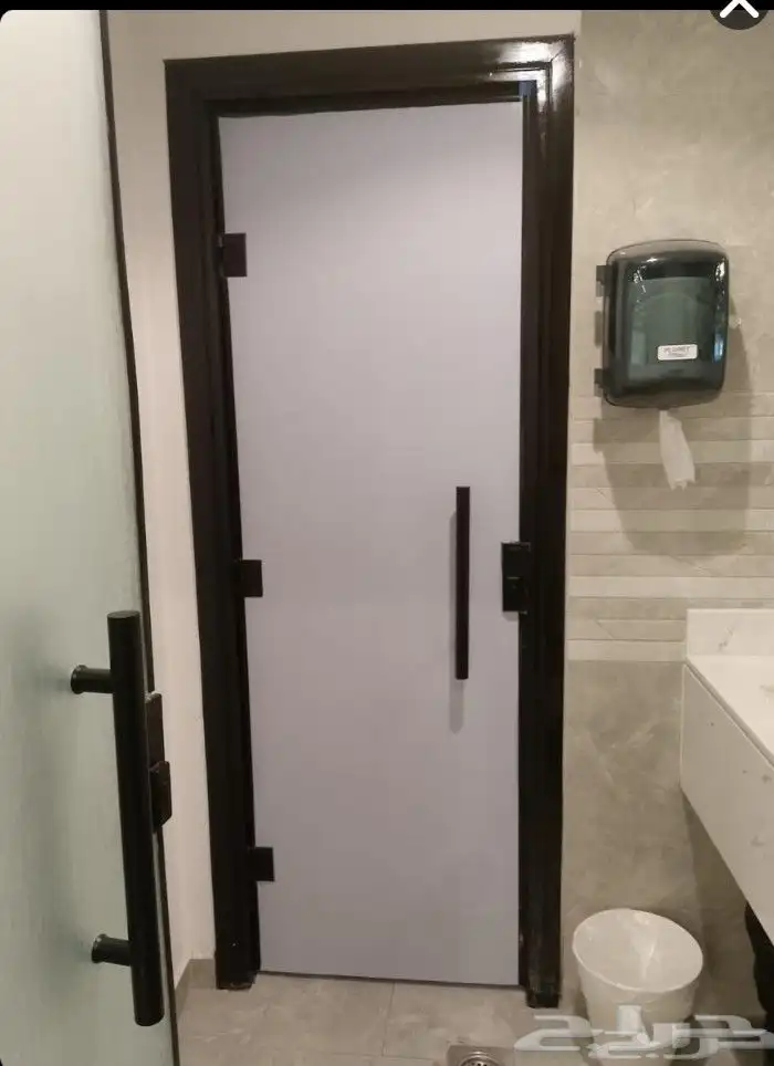 باب زجاج حمام زجاج حاجز للشاور زجاج للحمام للمروش 1