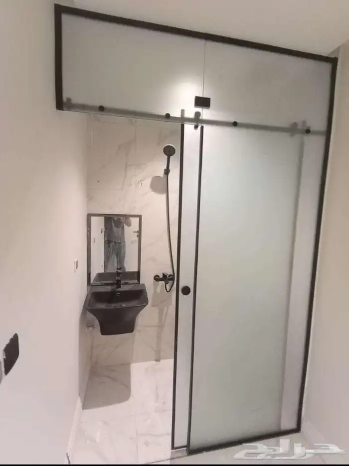 حاجز شاور زجاج شاور حاجز زجاج بارتيشن زجاج قاطع شاور 5