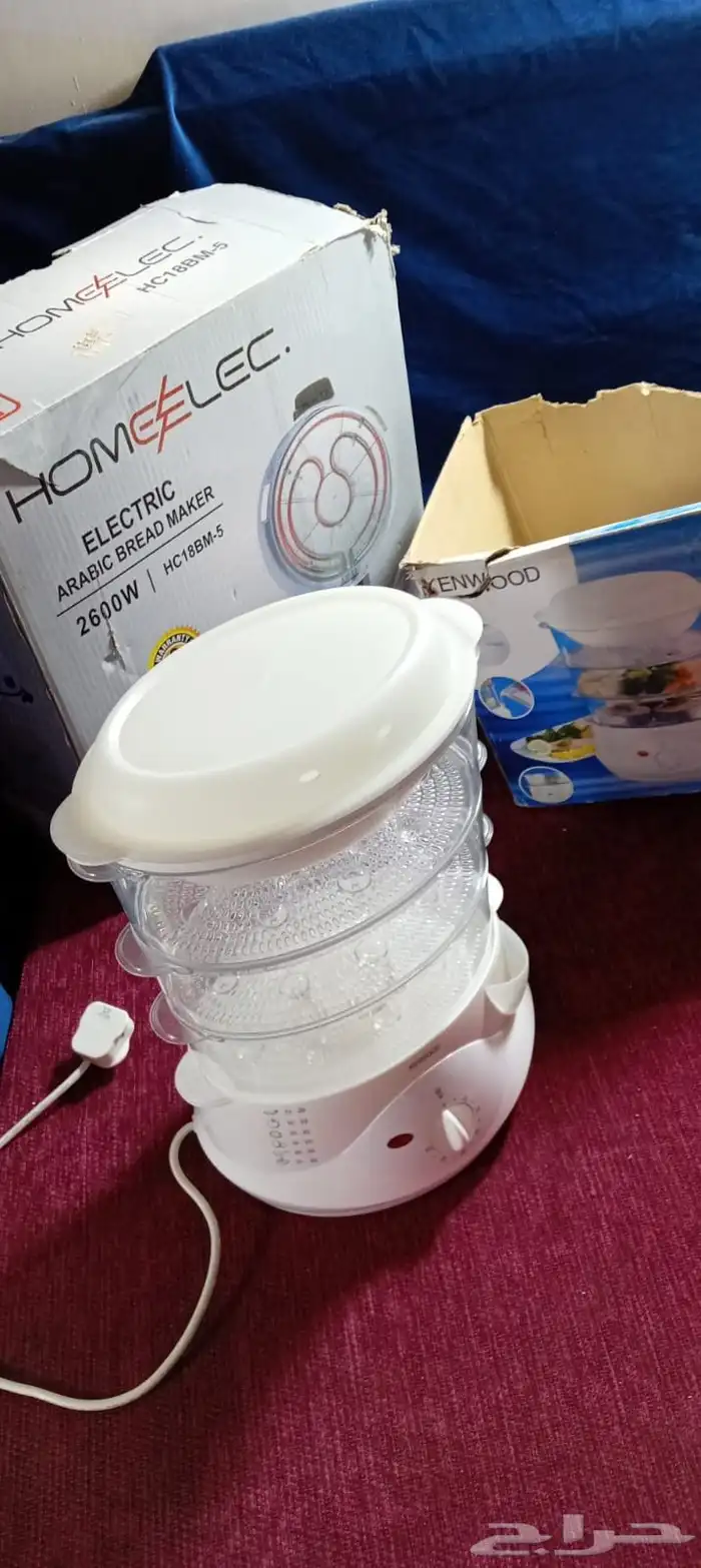 صانعه خبز والبيتزا وجهاز طهي على البخار ثلاث طبقات 16