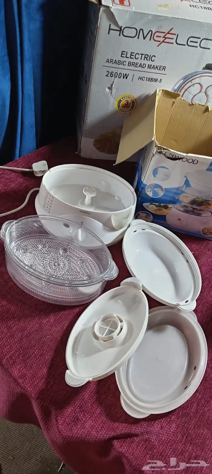 صانعه خبز والبيتزا وجهاز طهي على البخار ثلاث طبقات 14