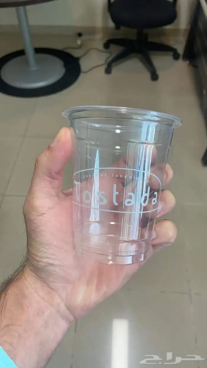 طباعة اكواب ورقية وبلاستيك وصحون مطاعم مع الاغطية 1
