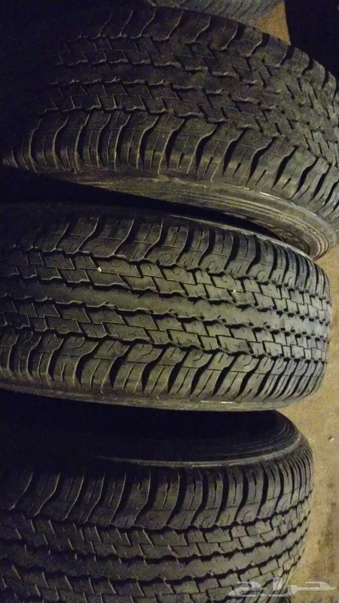 نعرض لكم كفرات دنلوب ياباني وكاله شد بلد مقاس 265 65 17 1
