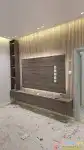 ديكورات شاشه شاشات ديكور تلفزيون خلفيه رفوف ادراج 1