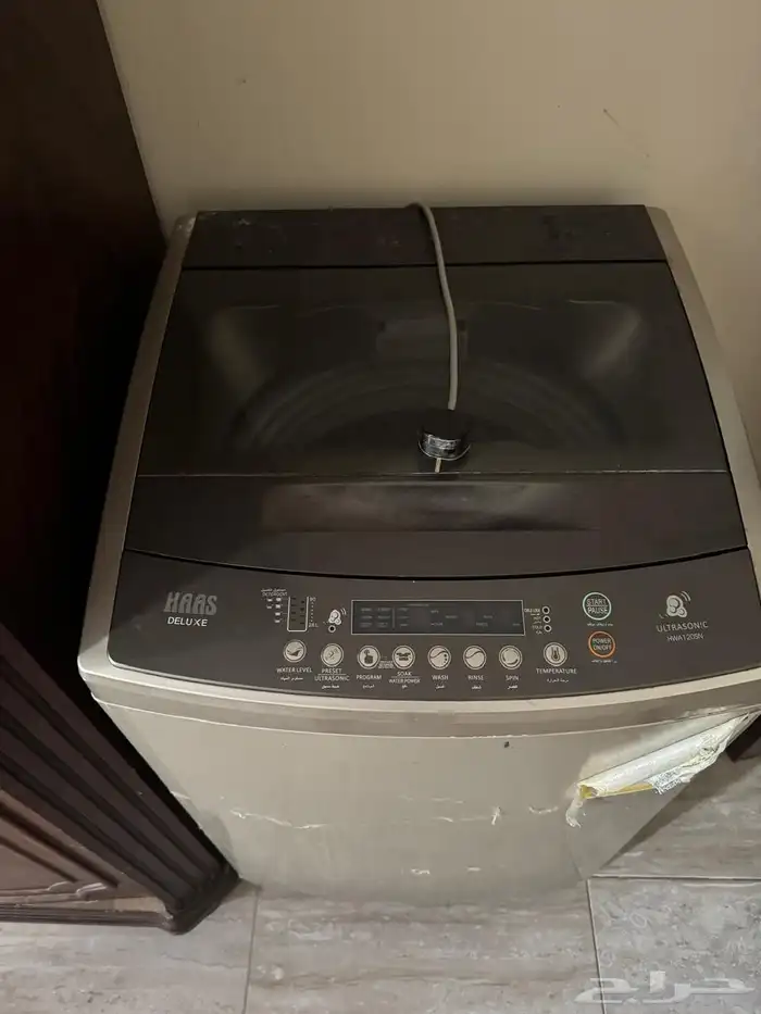 غسالة فوق اوتوماتيك 11 كيلو نوع هاس بوتاجاز غاز 5 شعلة 1