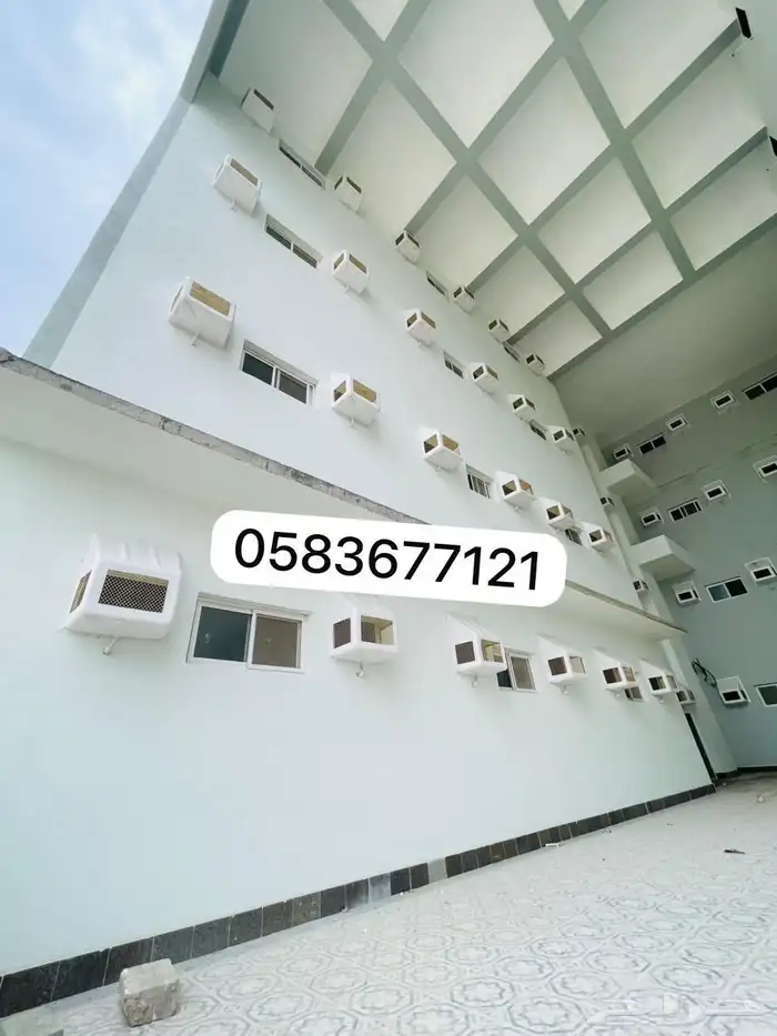 تركيب اغطية المكيفات غطاء مكيف فيبر 2