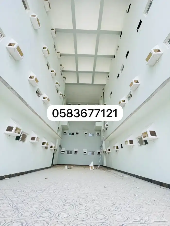 تركيب اغطية المكيفات غطاء مكيف فيبر 4