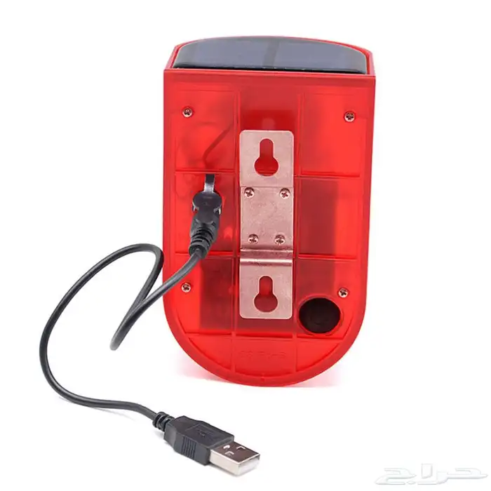 جهاز انذار حركة لحماية المنزل والعمل بالطاقة الشمسية 5