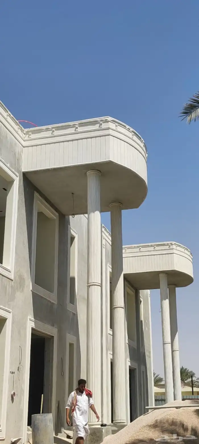 معلم ديكورات خارجيه سمنت وبطحا الرياض 6