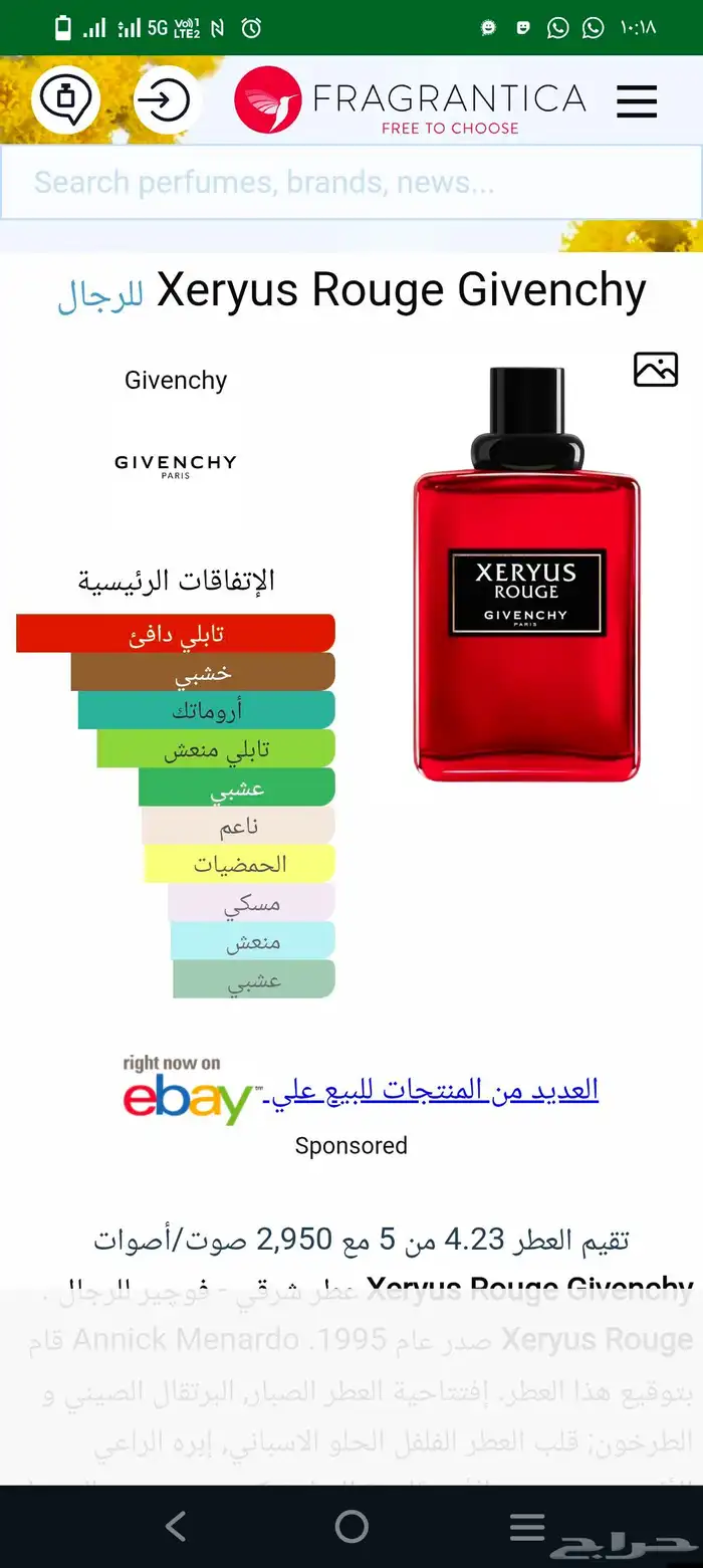 عطر جفنشي اكسريوس الاحمر الاصدارالقديم 100مل 2