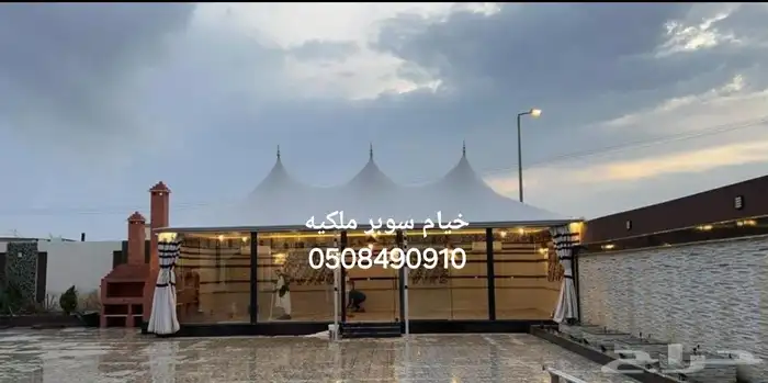 خيام ملكيه الرياض بيوت شعر ملكية مشبات رخام واجهات قزاز 1