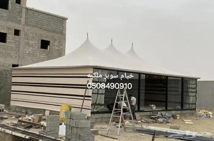 خيام ملكيه الرياض بيوت شعر ملكية مشبات رخام واجهات قزاز 3