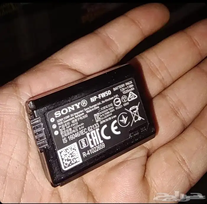 بطارية كاميرا سوني فئة A7s ii موديل NP-FW50 0