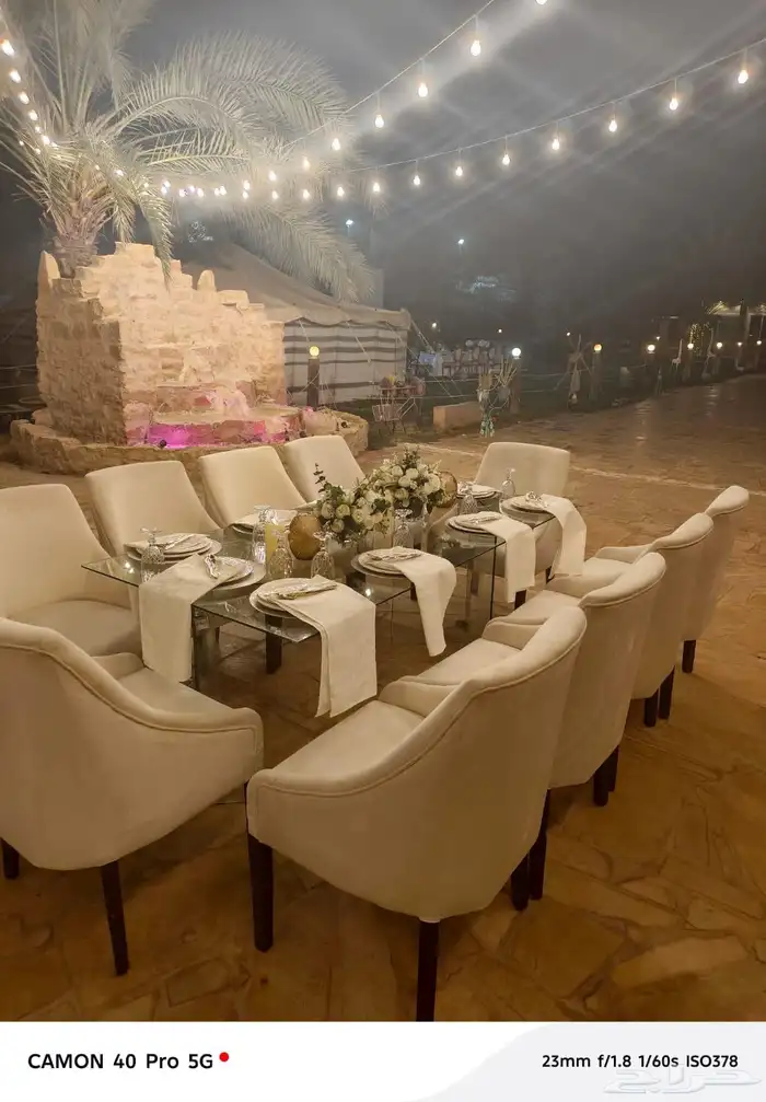 تاجير كراسي وطاولات وكنب وجلسات شعبيه وزل 2