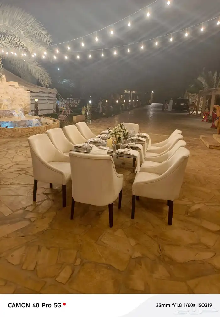 تاجير كراسي وطاولات وكنب وجلسات شعبيه وزل 1