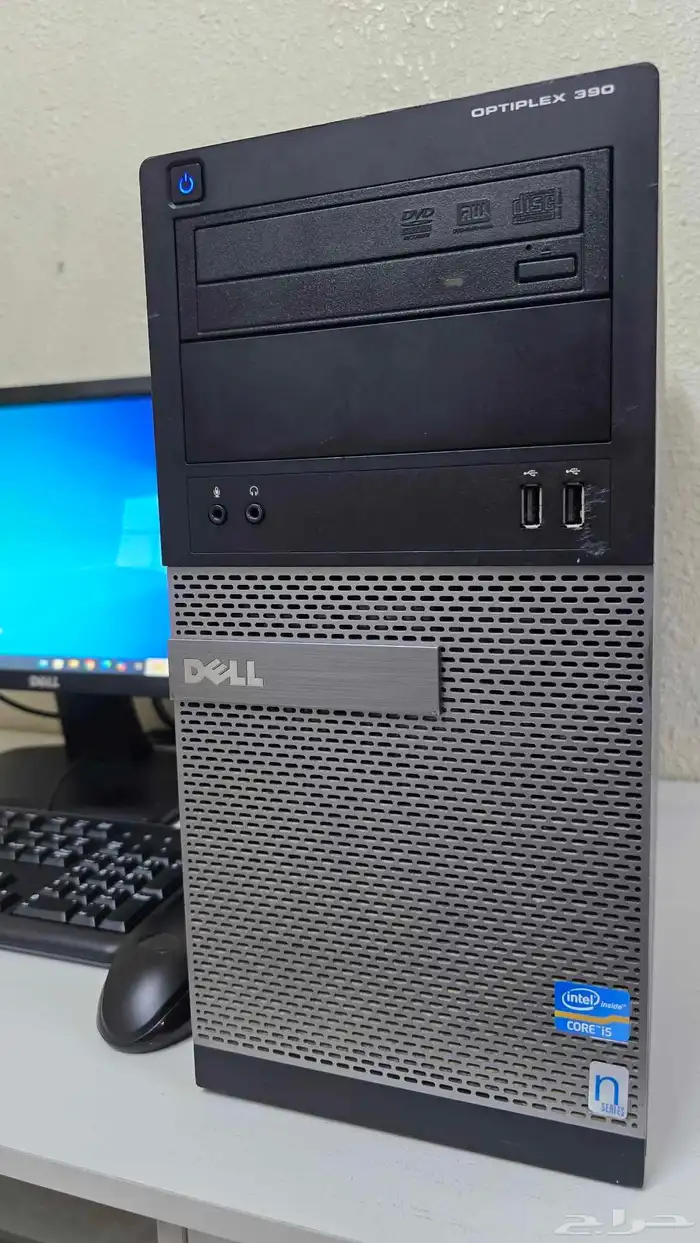 كمبيوتر مكتبي ديل i3 مع شاشة نظيف 1