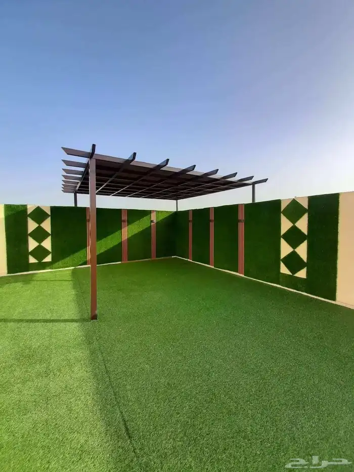 تنسيق حدائق وشلالات وجلسات وغرف زوجاج 9