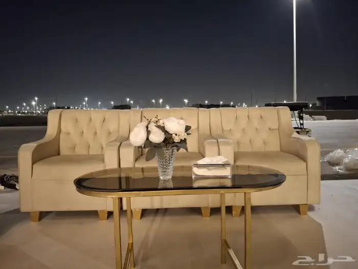 تعجير كرسي طولات زجج جلسات شعبيه كنب جميع انوع الحفلات 3