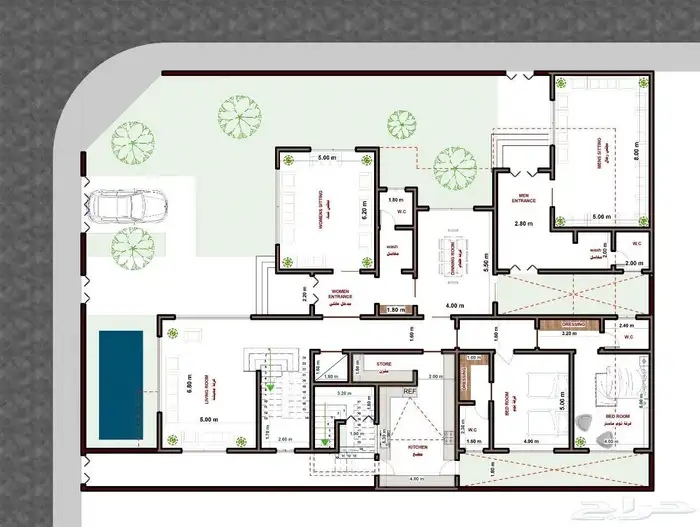مهندس معماري فريلانسر محترف بتصميم المخططات والواجهات 3 D 0