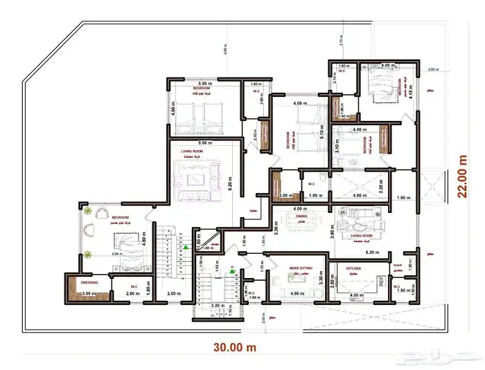 مهندس معماري فريلانسر محترف بتصميم المخططات والواجهات 3 D 1